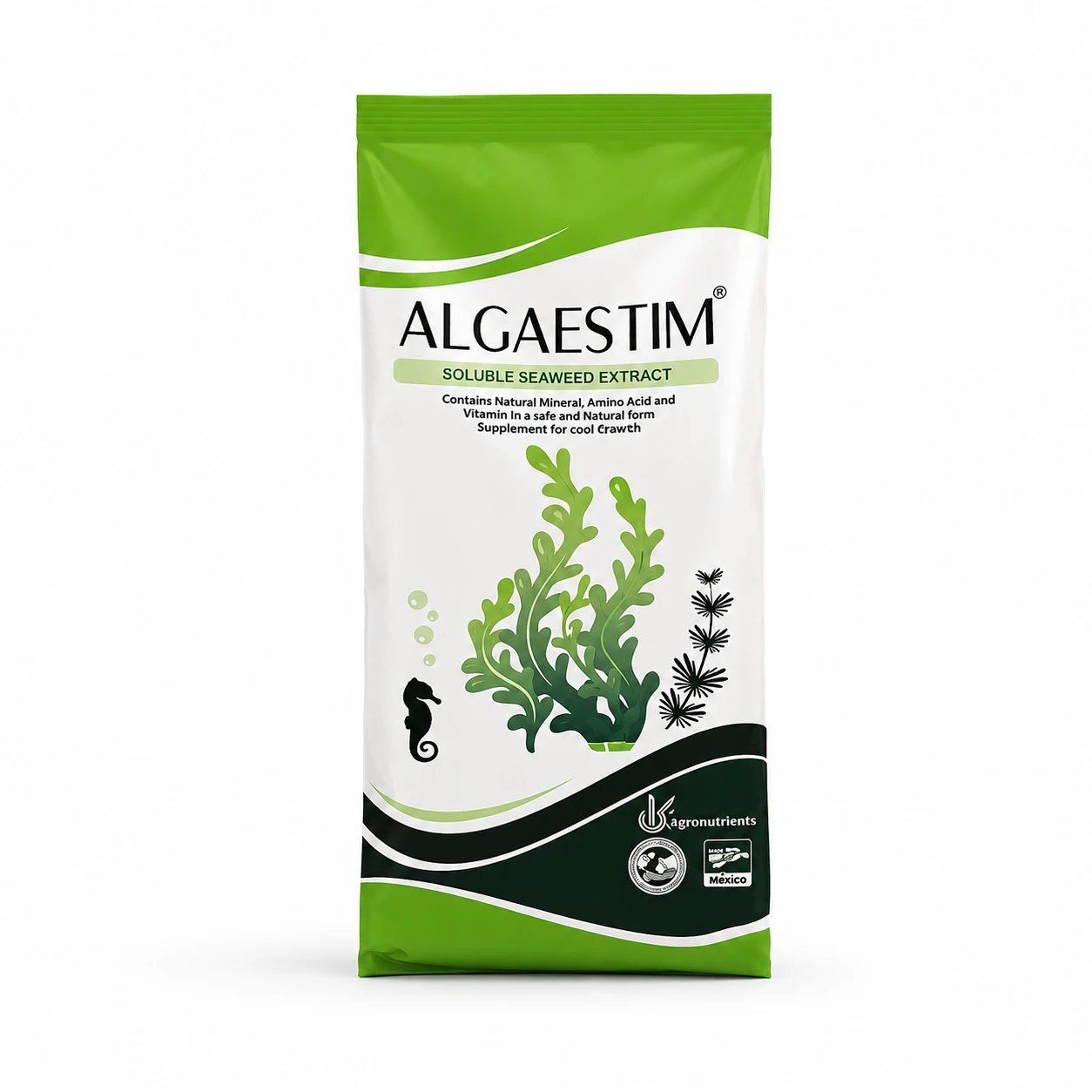 algastim-seaweed کود جامد محرک رشد جلبک دریایی آلگاستیم پرینوا مکزیک 1 کیلویی